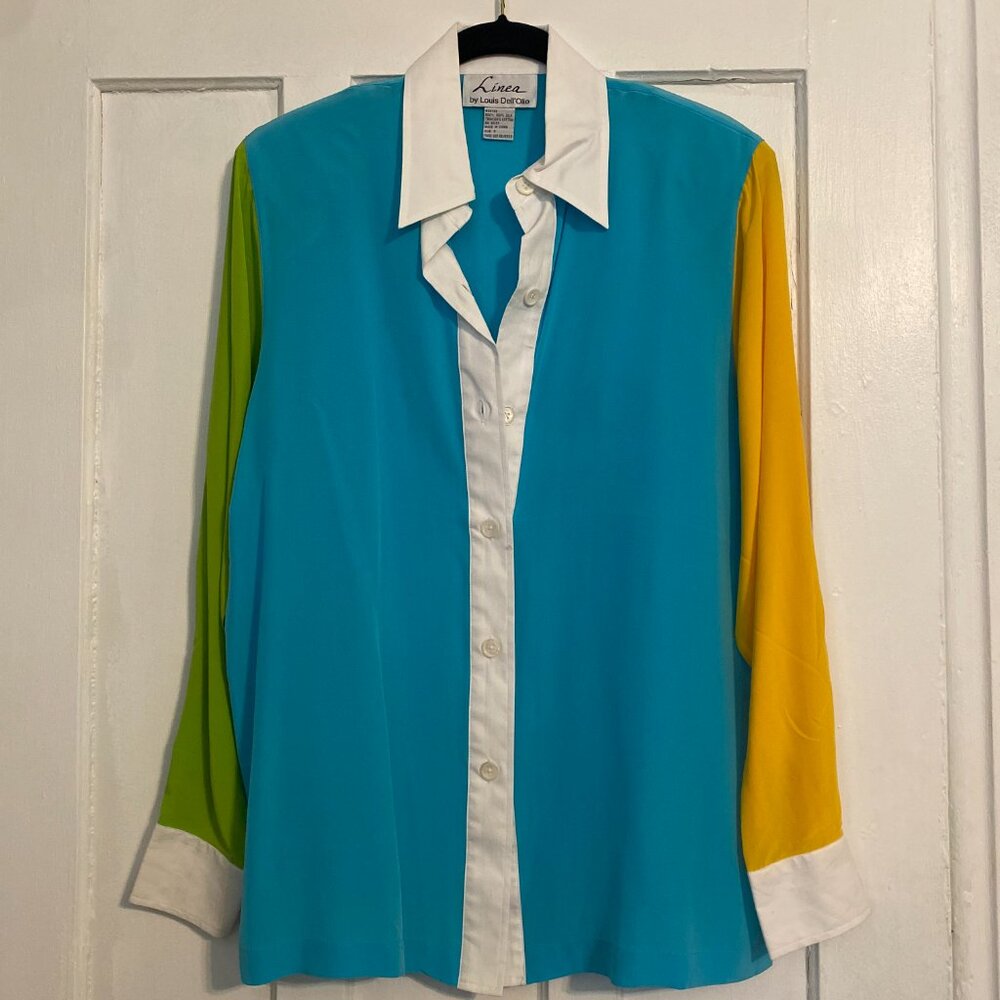 Silk Blouse  |  Multicolor  |  NWOT